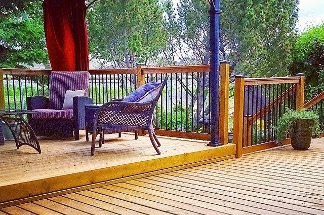 Custom deck and backyard build