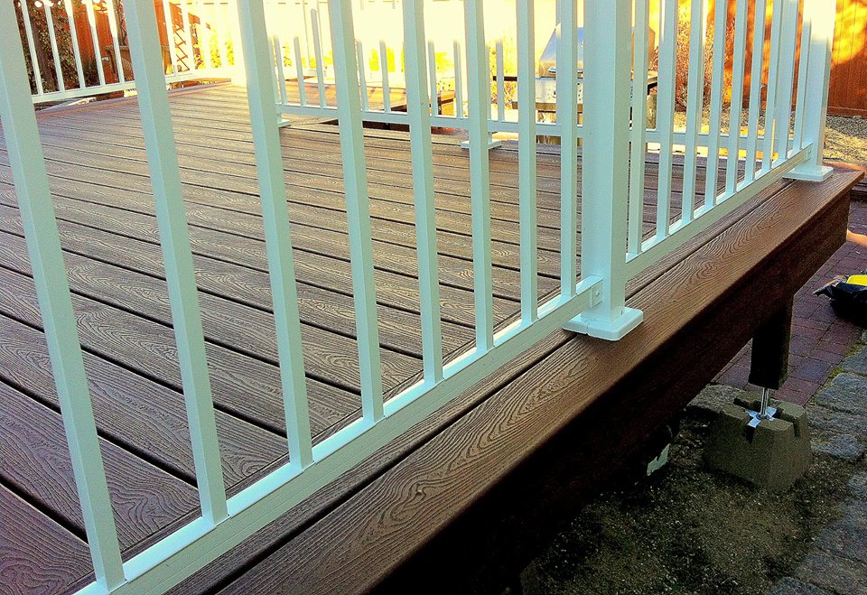 Composite deck build