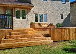 Custom Deck - Brown Pressure Treated 4