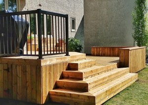 Halcyon Homes - Custom Deck - Brown Pressure Treated 3