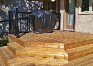 Custom Deck Build - Brown Pressure Treated